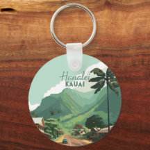 Hanalei Kauai Hawaii Bay Mountains Grönt