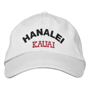 Hanalei Kauai Hawaii Broderad Keps