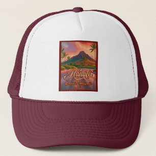Hanalei Kauai Hawaii Retro Volcano Road 1950 Keps