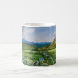 Hanalei Valley Hawaii Oljemålning Kaffemugg