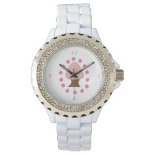 Hanami Japanska Cherry Träd Armbandsur
