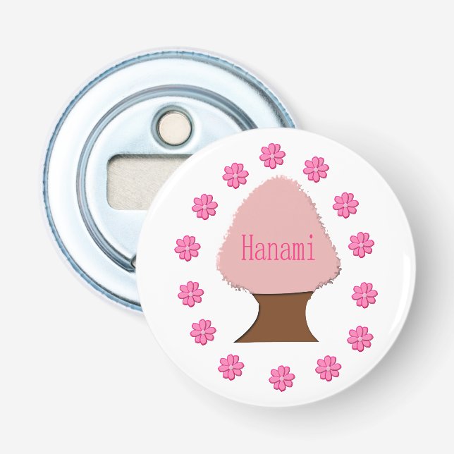 Hanami Japanska Cherry Träd Flasköppnare (Framsidan)