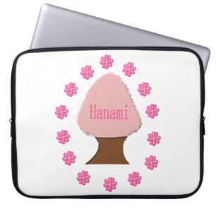 Hanami Japanska Cherry Träd Laptop Fodral
