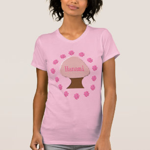 Hanami Japanska Cherry Träd T Shirt
