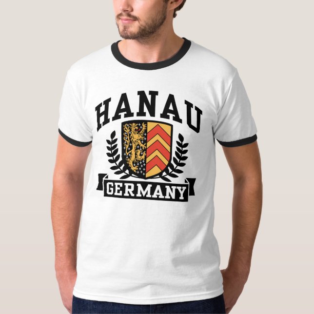Hanau Tyskland T-shirt (Framsida)