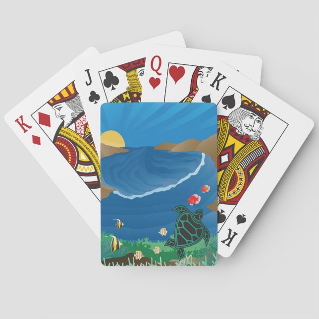 Hanauma Bay Hawaii Casinokort (Baksidan)