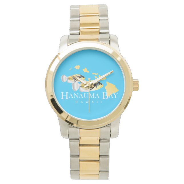 Hanauma Bay Hawaii - Humuhumunukunukuapua'a Armbandsur (Framsida)