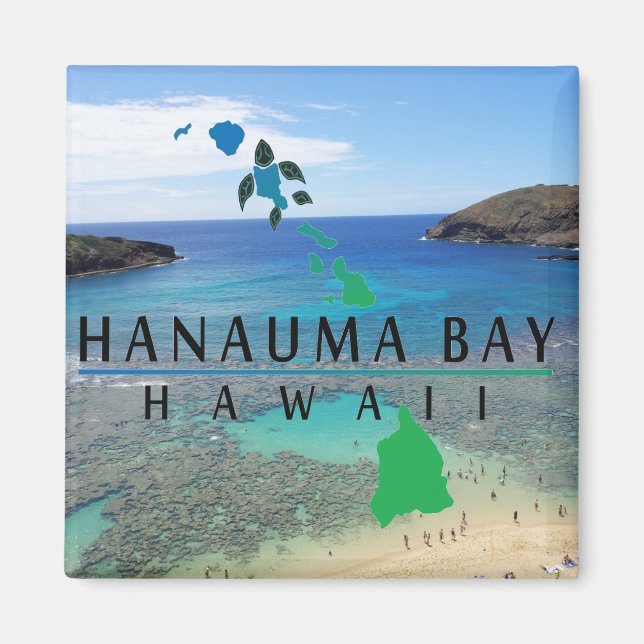 Hanauma Bay Hawaii Magnet (Framsidan)