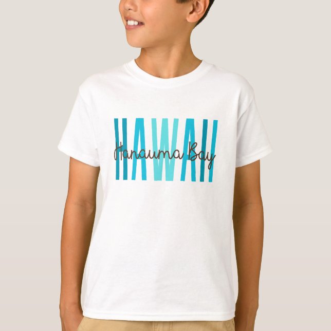 Hanauma Bay Hawaii (Ocean) T Shirt (Framsida)