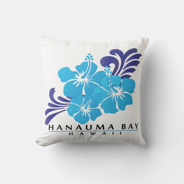 Hanauma Bay Hawaii Pillow Kudde (Framsida)