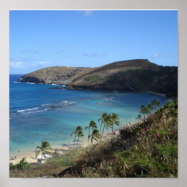 Hanauma Bay hawaii Poster (Framsidan)