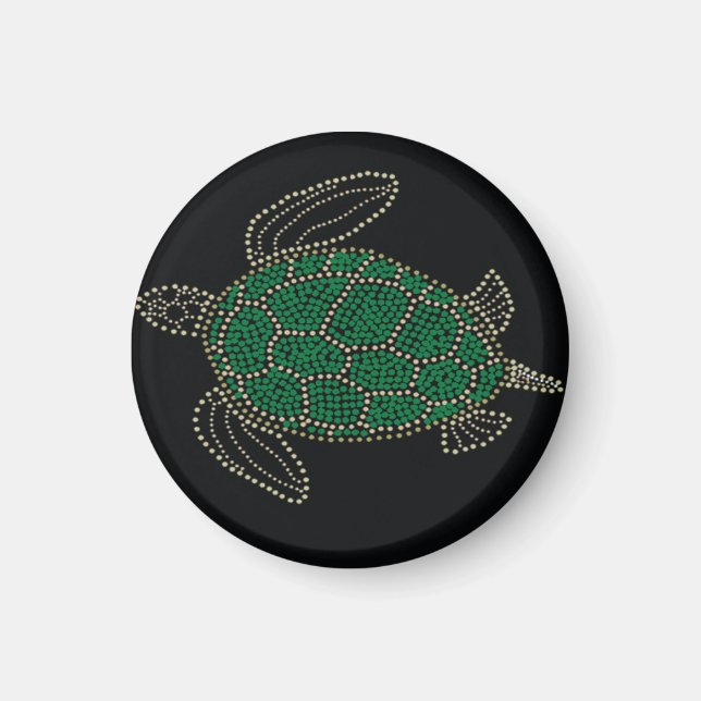 Hanauma Bay Hawaii Turtle Magnet (Framsidan)