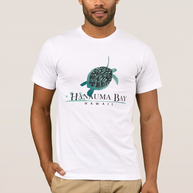Hanauma Bay Hawaii Turtle T Shirt (Framsida)