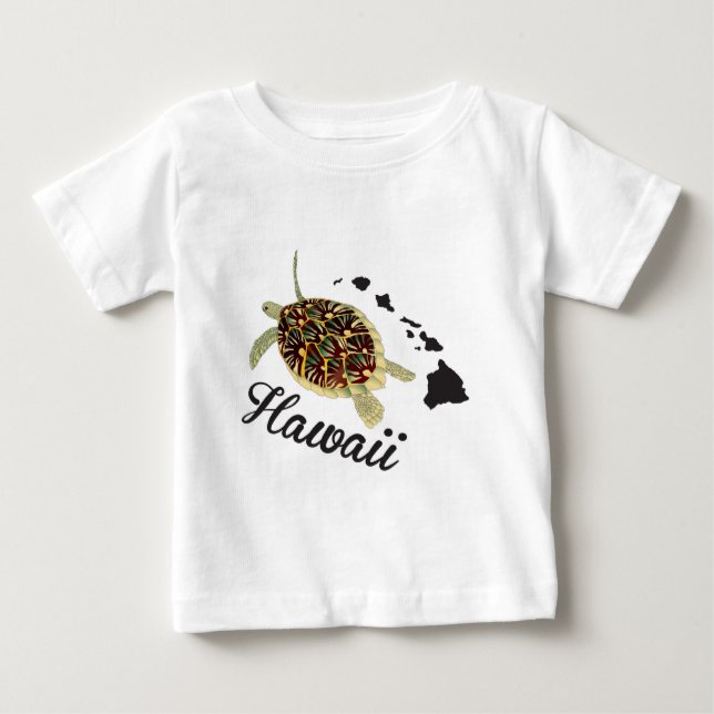 Hanauma Bay Hawaii Turtle T Shirt (Framsida)