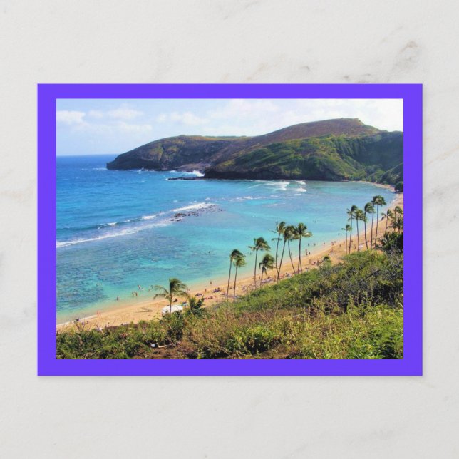 Hanauma Bay, Honolulu, Oahu, Hawaii View Vykort (Framsida)