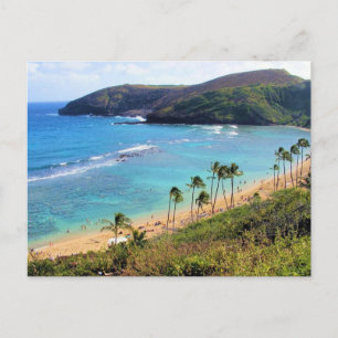 Hanauma Bay, Honolulu, Oahu, Hawaii View Vykort