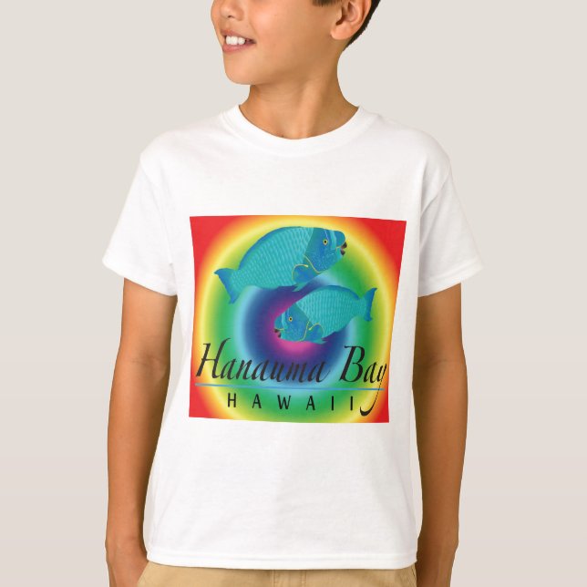 Hanauma Bay Parrot Fish T Shirt (Framsida)