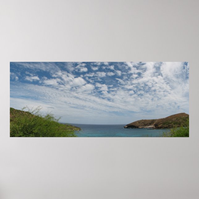 Hanauma Cove Panorama Poster (Framsidan)