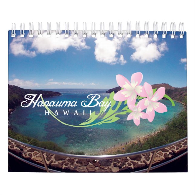 Hanauma fjärd Hawaii Kalender (Omslag)
