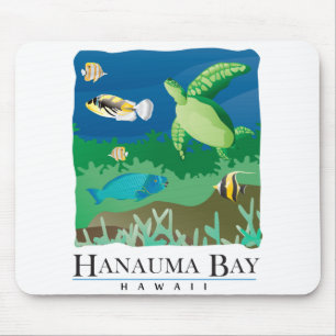 Hanauma fjärd Oahu Hawaii Musmatta