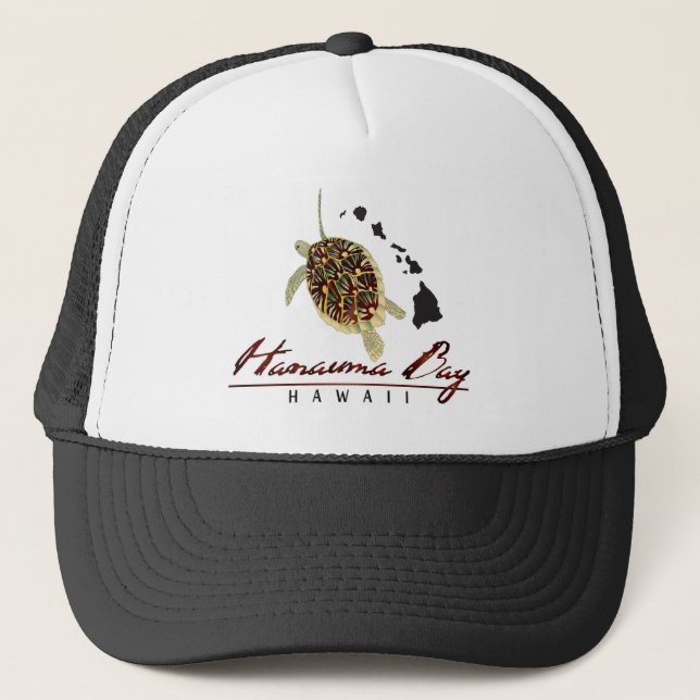 Hanauma fjärdHawai sköldpadda Keps (Framsida)