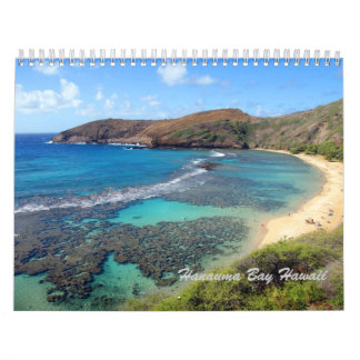 Hanauma fjärdHawaii kalender