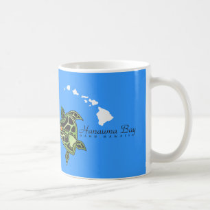 Hanauma fjärdHawaii öar Kaffemugg