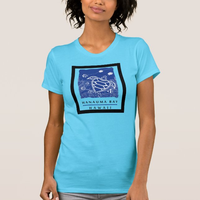 Hanauma fjärdsköldpadda t-shirt (Framsida)