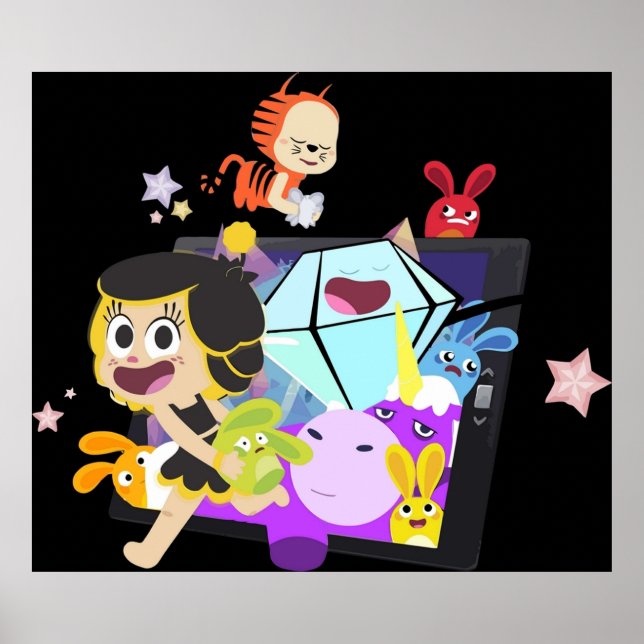 Hanazuki Fullt of Treasures Poster (Framsidan)