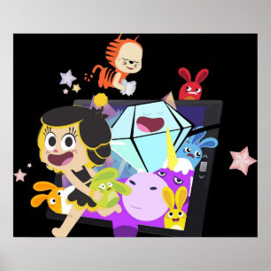 Hanazuki Fullt of Treasures Poster
