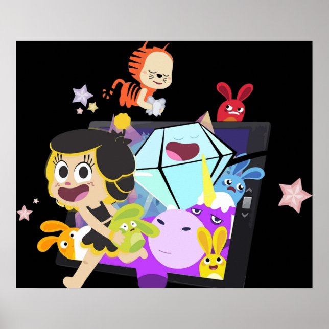 Hanazuki Fullt of Treasures Poster (Framsidan)