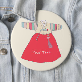 Hanbok 한 복 traditionell koreansk kläder knapp