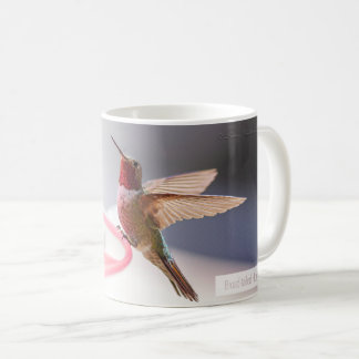 Hanbredstjärtad kolibri Psalm 145:5 KJV Kaffemugg