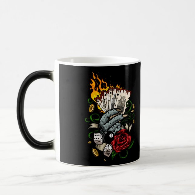 Hand av kort magisk mugg (Vänster)