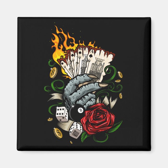 Hand av kort magnet (Framsidan)