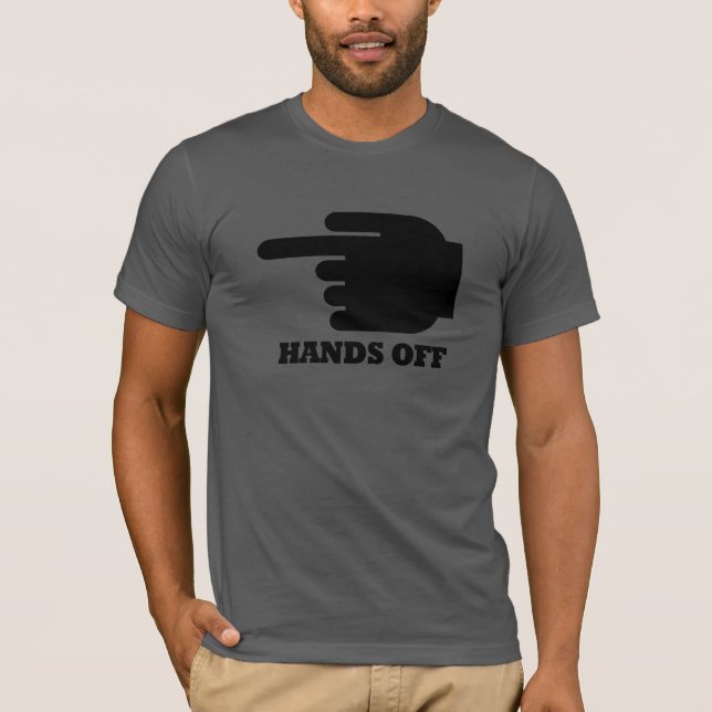 HAND AV PUNKT VÄNSTER -.png Tee (Framsida)