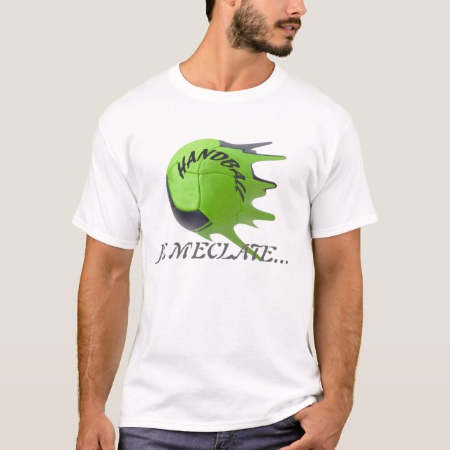 Hand ball modern design for action t-shirt (Framsida)