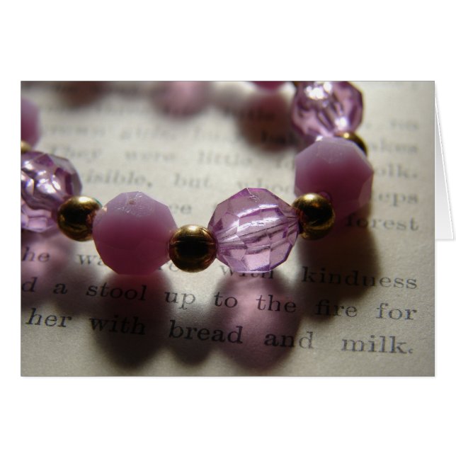 Hand Beaded Hälsningskort (Framsidan Horizontal)