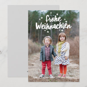 Hand beschriftete Weihnachtsfeiertags-Gruß Julkort
