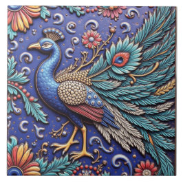 Hand-Carved Divinity Kakelplatta