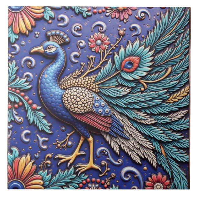 Hand-Carved Divinity Kakelplatta (Framsidan)