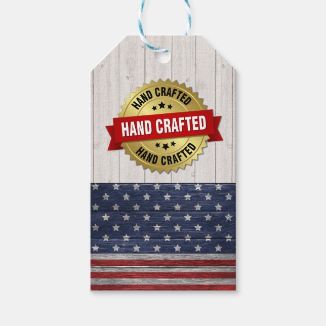 Hand-crawlad - se Bakåt - Märkre för gåva Presentetikett (Framsidan)