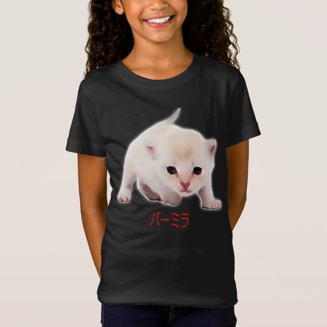 Hand Draw Funny Burmilla Cat Japan Pappa Mamma Bro T Shirt (Framsida)