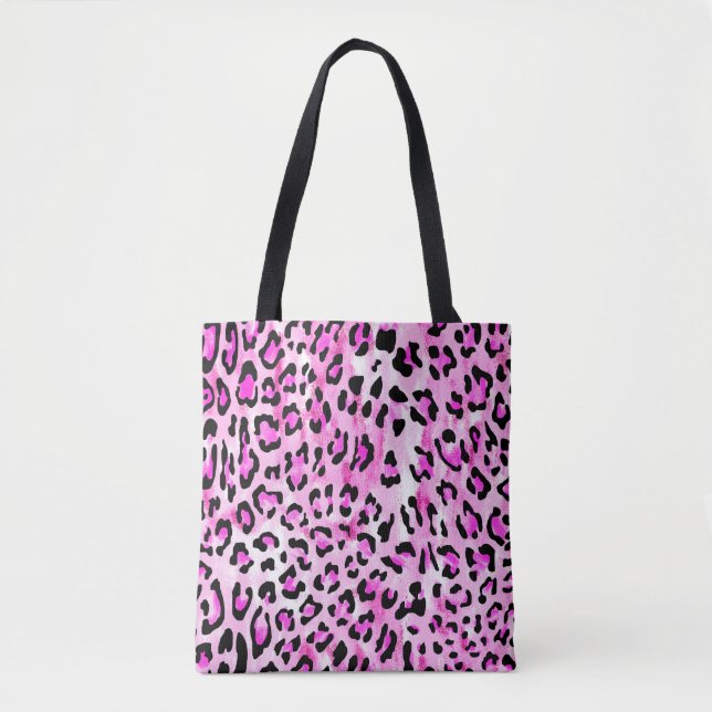 hand draw pink color seamless leopard pattern / il tygkasse (Framsida)