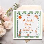 Hand Drawn A Spritz Older Birthday Party Pappersservett<br><div class="desc">Hand Drawn A Spritz Older Birthday Party</div>