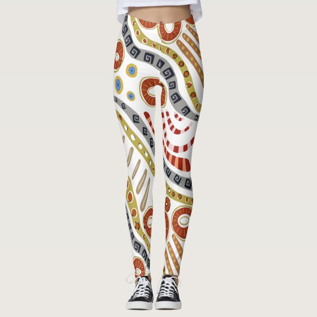 Hand-drawn art leggings (Framsida)