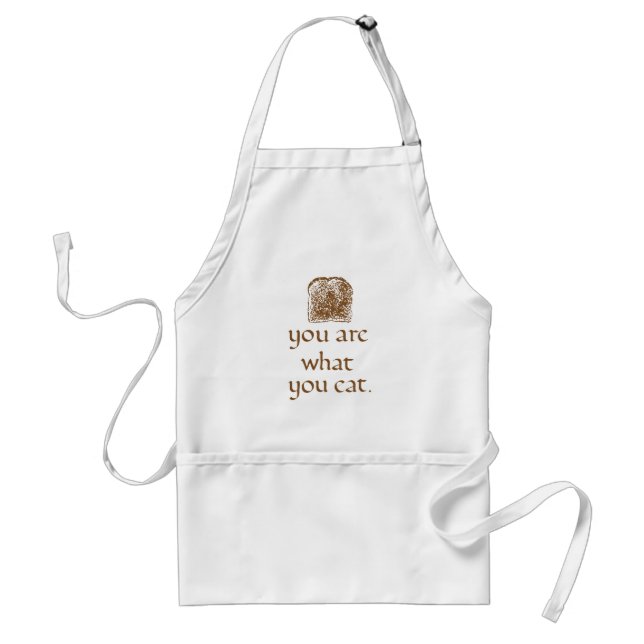 Hand-Drawn Bread Illustration Cooking Apron  Förkläde (Framsidan)
