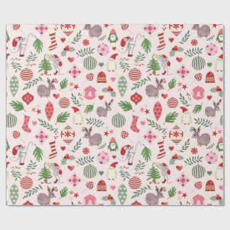 Hand-drawn Christmas Icons Wrapping Paper Presentpapper