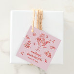Hand Drawn Cowgirl Bachelorette Weekend Gåvor Etiketter<br><div class="desc">Hand Drawn Cowgirl Bachelorette Weekend Favor Tags</div>