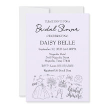 Hand Drawn Doodle Bridal Shower